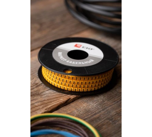 Маркер-кабельный 1,5кв.мм "2" (1000шт.) (ЕС-0) EKF PROxima  plc-KM-1.5-2  EKF