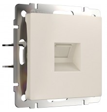 W1181062/ Электроустановочные изделия - Розетка Ethernet RJ-45 (айвори матовый) a062428  Werkel