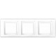 Unica Белый Рамка 3-ая  MGU2.006.18  Schneider Electric