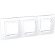 Unica Белый Рамка 3-ая  MGU2.006.18  Schneider Electric