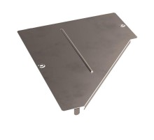 Крышка переходника левого Стандарт INOX (AISI 409) 500х200  PR16.5652  Промрукав