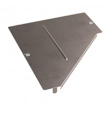 Крышка переходника левого Стандарт INOX (AISI 409) 500х200  PR16.5652  Промрукав