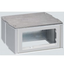 Simon Connect Минибашня 2-сторон. на 2 мех. К45 с каждой стороны, наполн., антивандал., алюминий  KT400-8  Simon