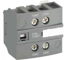 Блок контактный дополнительный CA4-11ERT для контакторов AF..RT и NF..RT1SBN010155R1011 ABB