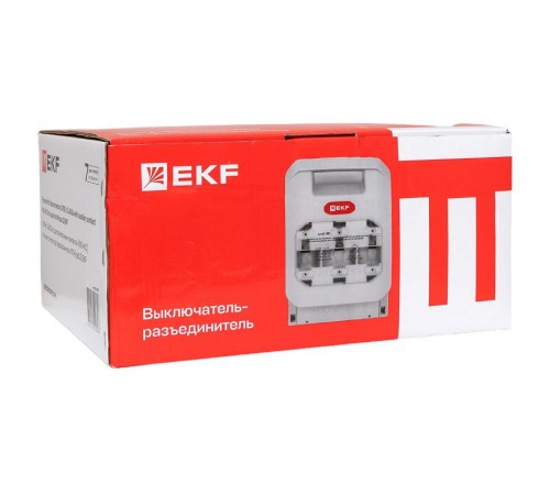 Выключатель-разъединитель УВРЭ v2 400А с дополнительным контактом (NO+NC) откидного типа под предохранители ППН (габ.2) uvre2-400EKF