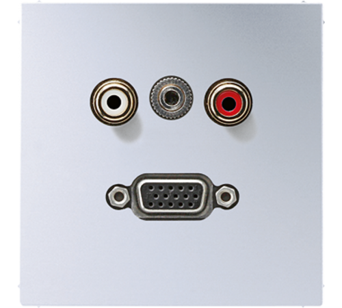 2x Cinch Audio (RCA) / Stereo Jack (TRS 3.5 mm) / VGA MAAL1072 Jung