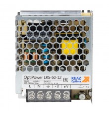 Блок питания панельный OptiPower LRS 50-12 4.2A  328868  КЭАЗ