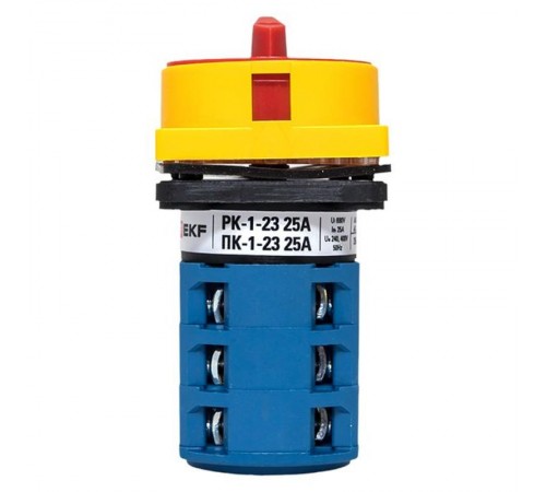 Переключатель кулачковый ПК-1-23 25А 3P "1-0-2" с блокировкой IP65  PROxima pk-1-23-25-a65 EKF