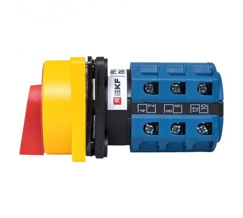 Переключатель кулачковый ПК-1-23 25А 3P "1-0-2" с блокировкой IP65  PROxima pk-1-23-25-a65 EKF