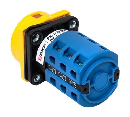 Переключатель кулачковый ПК-1-23 25А 3P "1-0-2" с блокировкой IP65  PROxima pk-1-23-25-a65 EKF