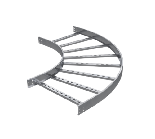 Угол горизонтальный 90 градусов 80х200, R600, 1,5 мм, AISI 304  ILDM6820C  DKC