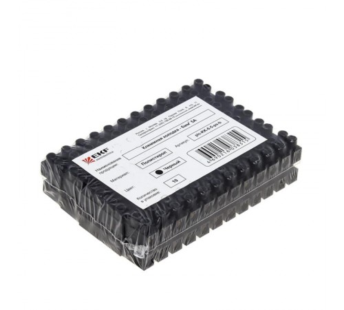 Клеммная колодка 25мм 60А полистирол черная (уп.10шт.) EKF PROxima  plc-KK-25-60-ps-b  EKF