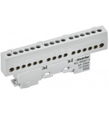 TEKFOR Шина L "фаза" изолированная на универсальном держателе 6х9-16-Ср  TF-NN10-16-KL-K03  IEK