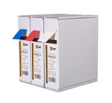 Термоусаживаемя трубка в евро-боксеT-BOX 10/5 синий (10м)  65617  КВТ