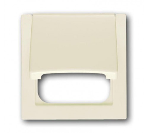 Плата центр. с откидной крышкой для 50x50 мм телекомм. вставок/механизмов, серия impuls, цвет сл. кость  1753-0-0043   2CKA001753A0043  ABB