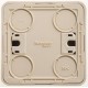 Этюд Кремовый О/У Выключатель кнопочный  KA10-001K  SE
