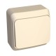Этюд Кремовый О/У Выключатель 1-клавишный  BA10-001K  SE