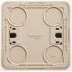 Этюд Кремовый О/У Выключатель кнопочный  KA10-001K  SE