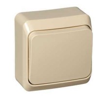 Этюд Кремовый О/У Выключатель кнопочный  KA10-001K  SE