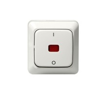 Выключатель 2-пол.Jussi бел.контр.наруж  1062AK4  2TKA000137G1  ABB