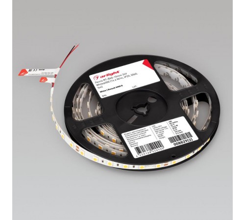 Лента светодиодная RT-B60-10mm 24V White6000 (14.4 W/m, IP20, 5060, 5m) (arlight, 14.4 Вт/м, IP20)  008829(2)  Arlight