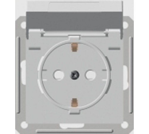 W59 Aqua Слоновая кость Розетка с заземлением с крышкой с защитными шторками IP44  RS16-152B-2-86  SE