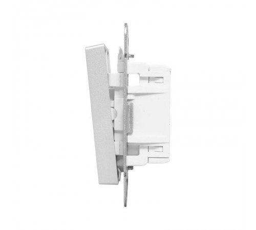 Механизм выключателя, двухклавишный, перекрёстный, алюминий Эпика EKF  UP1-SWA-22  EKF