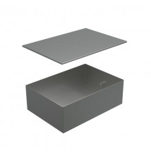 BOX/6-8 Металлическая коробка с крышкой для заливки в пол 249,6х167,6х75мм, для люков 70062, 70082  70161  Ecoplast