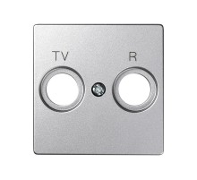 Simon 82 Накладка на розетку R-TV+SAT, S82 Detail алюминий  82053-93  Simon