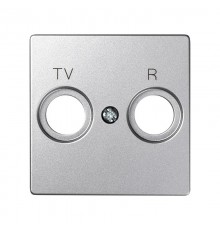 Simon 82 Накладка на розетку R-TV+SAT, S82 Detail алюминий  82053-93  Simon