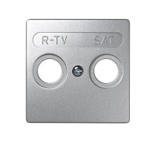 Simon 73 Накладка на телевизионную розетку R-TV-SAT, S73 Loft, алюминий  73097-63  Simon