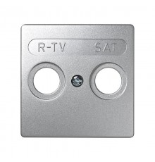 Simon 73 Накладка на телевизионную розетку R-TV-SAT, S73 Loft, алюминий  73097-63  Simon