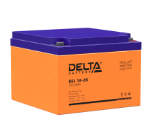 Аккумуляторная батарея Solar серии GEL 12-26 12В/26Ач  GEL 12-26  DELTA