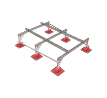 Опорная конструкция для установки оборудования TECHNORAPTOR LIGHTFOOT 1500х2000 тип 2  KM-TR-LTF-SSEI-1500-2000-2  КМ - профиль