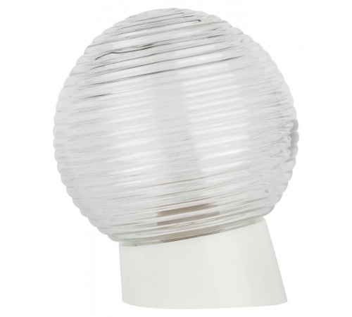 Светильник пылевлагозащищенный под лампу для ЖКХ НБП 01-60-004 с наклонным основанием Гранат стекло IP20 E27 max 60Вт D150 шар  Б0052009  ЭРА