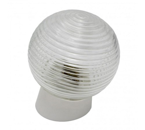 Светильник пылевлагозащищенный под лампу для ЖКХ НБП 01-60-004 с наклонным основанием Гранат стекло IP20 E27 max 60Вт D150 шар  Б0052009  ЭРА