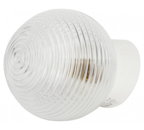 Светильник пылевлагозащищенный под лампу для ЖКХ НБП 01-60-004 с наклонным основанием Гранат стекло IP20 E27 max 60Вт D150 шар  Б0052009  ЭРА