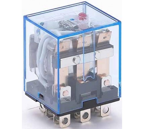 Промежуточное реле 3 конт. с инд. LED 10А 12В AC ПР-  23207DEK  DEKraft