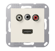 2x Cinch Audio (RCA) / Stereo Jack (TRS 3.5 mm) / HDMI  MAA1082  Jung