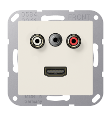 2x Cinch Audio (RCA) / Stereo Jack (TRS 3.5 mm) / HDMI  MAA1082  Jung