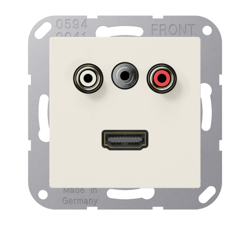 2x Cinch Audio (RCA) / Stereo Jack (TRS 3.5 mm) / HDMI  MAA1082  Jung