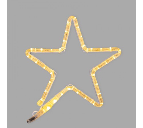 Фигура "Звездочка" цвет ТЕПЛЫЙ БЕЛЫЙ, размер 30*28 см   501-211  NEON-NIGHT