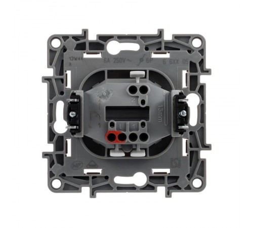 Etika Белый Кнопка автоматическая 6А  672214  Legrand