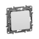 Etika Белый Кнопка автоматическая 6А  672214  Legrand