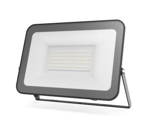 Прожектор светодиодный  Qplus 50W 4500lm IP65 6500К черный   613511350   Gauss