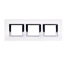 Рамка 2х3П 71мм горизонтальная Фарфор Axolute  HA4802M3HBG  Legrand