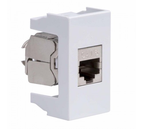 Розетка RJ-45 кат.6,экр,Viva,1 мод.,серая  45168  DKC