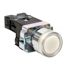 Кнопка BA21 с подстветкой 24В белая NO PROxima  xb2-bw21-24  EKF