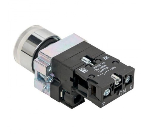 Кнопка BA21 с подстветкой 24В белая NO PROxima  xb2-bw21-24  EKF