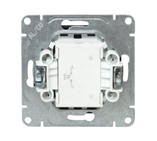 Механизм выключателя, одноклавишный, кнопочный, мокко Эпика  UP1-SWM-13 EKF